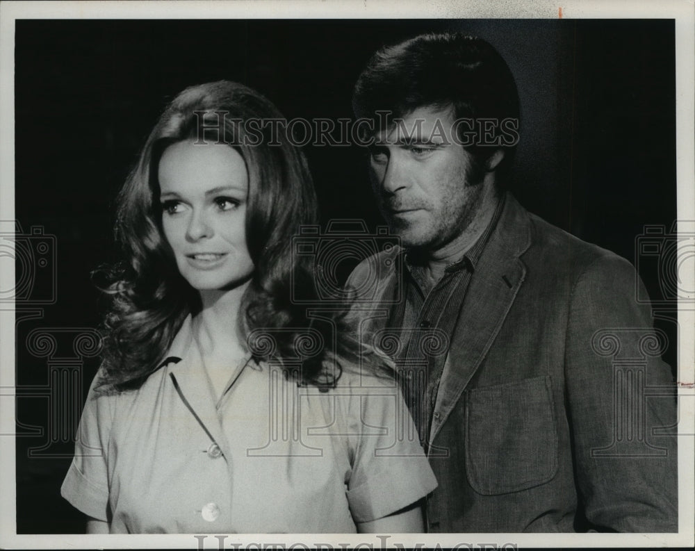 1971, Christopher George and Lynda Day in Mission: Impossible on CBS. - Historic Images
