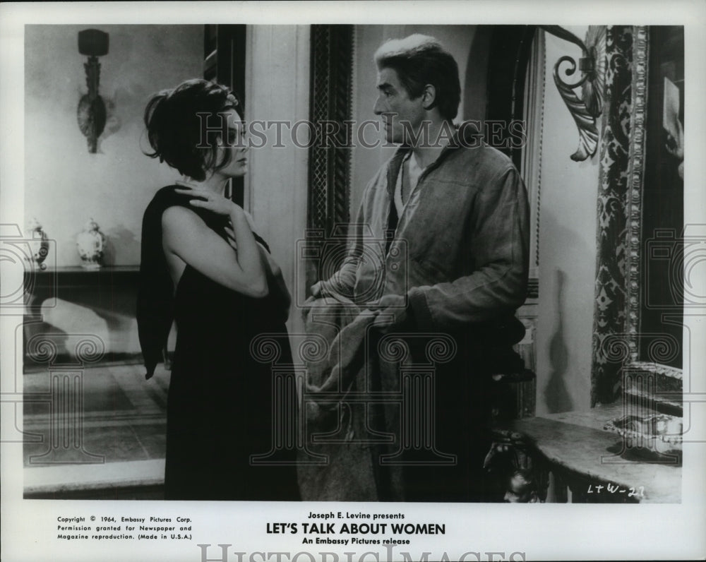 1964 Press Photo actor Vittoria Gassman in "Let's Talk About Women" - mjp15725 - Historic Images
