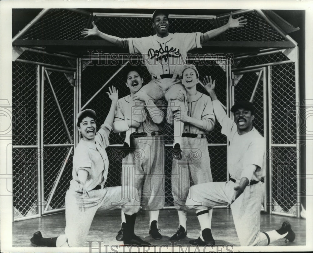 1991, Cast of &quot;Play to Win: The Story of Jackie Robinson&quot;, Milwaukee - Historic Images