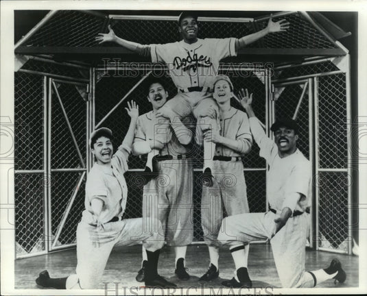1991, Cast of "Play to Win: The Story of Jackie Robinson", Milwaukee - Historic Images