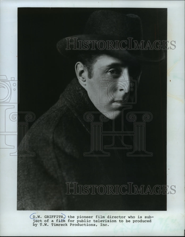 1978 Press Photo D. W. Griffith, film director - mjp15944- Historic Images