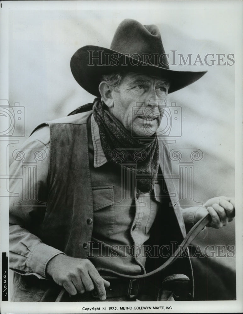 1975 Press Photo Andy Griffith in scene from &quot;Hearts of the West&quot; - mjp15950 - Historic Images