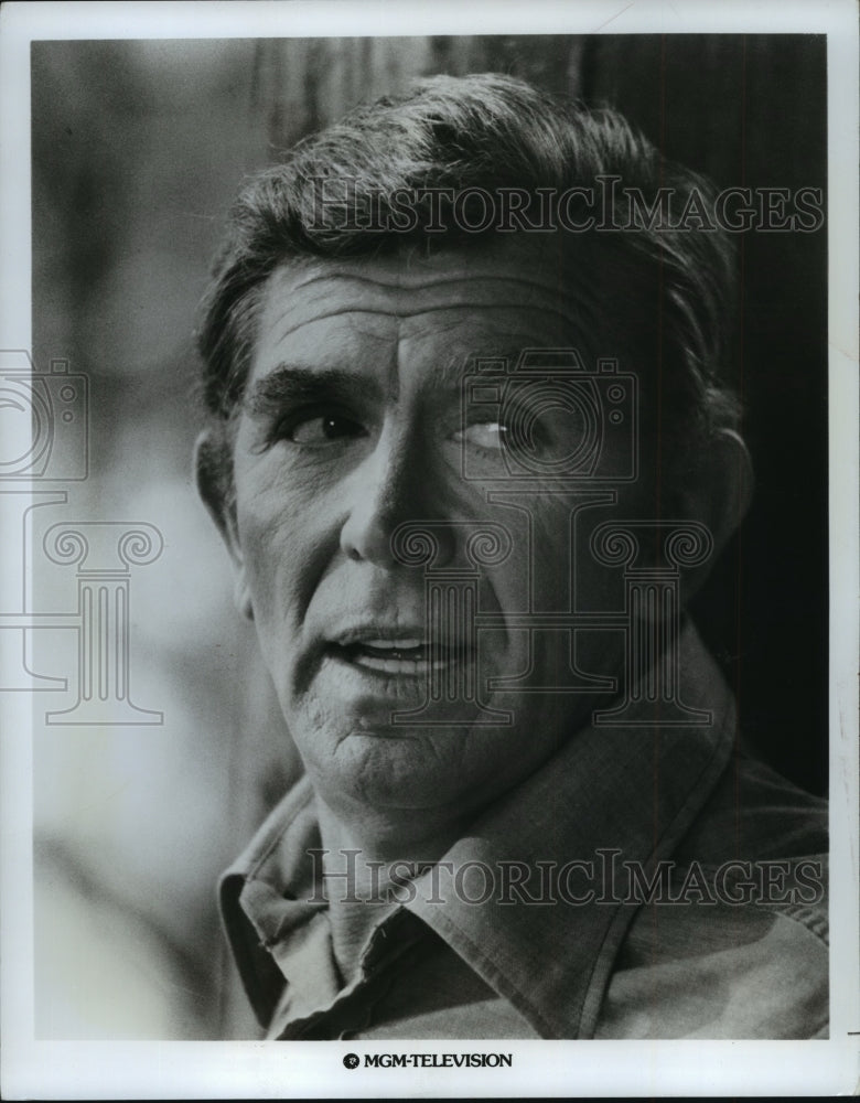 1977, Andy Griffith portrays Abel Marsh in Girl In The Empty Grave. - Historic Images