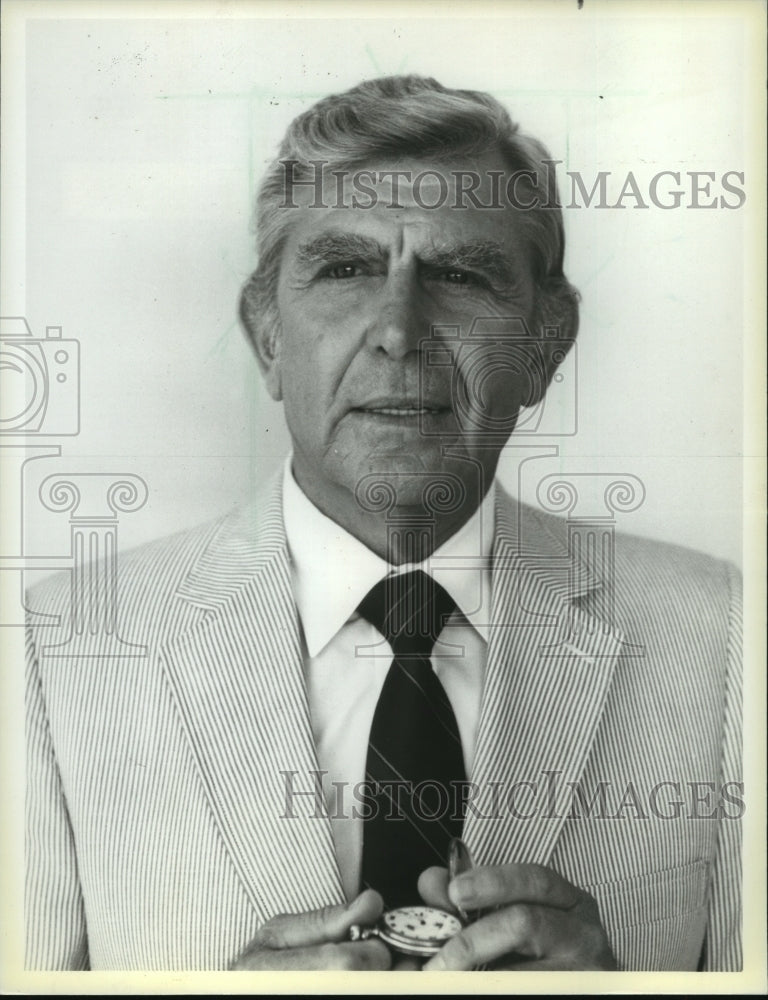 1986, Andy Griffith as &#39;Matlock&#39; - mjp15965 - Historic Images