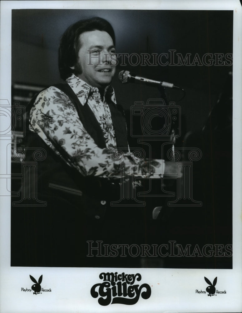 1977, Mickey Gilley, country music singer and musician. - mjp16053 - Historic Images