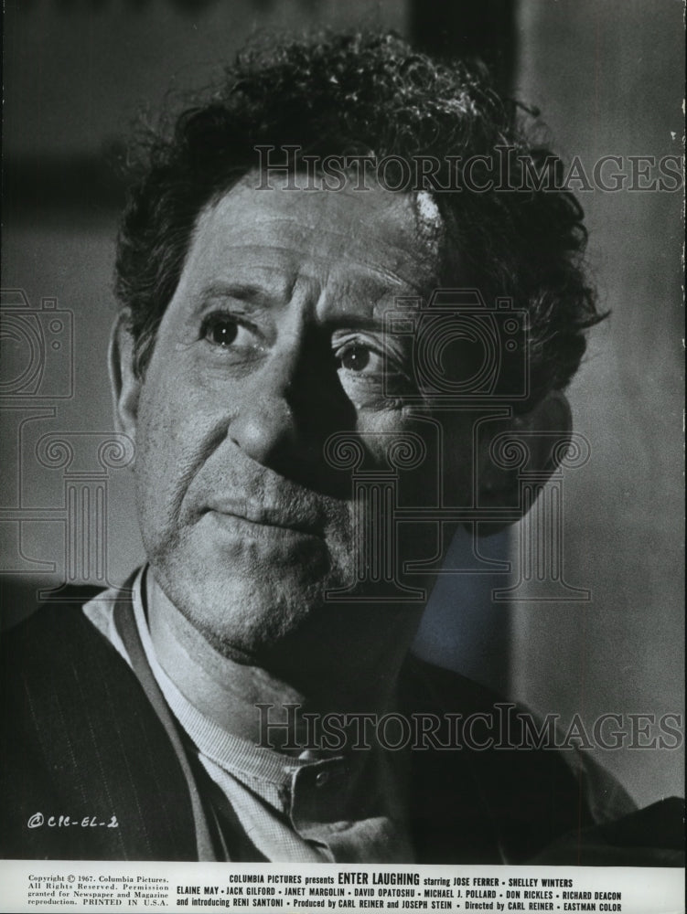 1967 Press Photo Jack Gilford in a scene from Enter Laughing. - mjp16075 - Historic Images