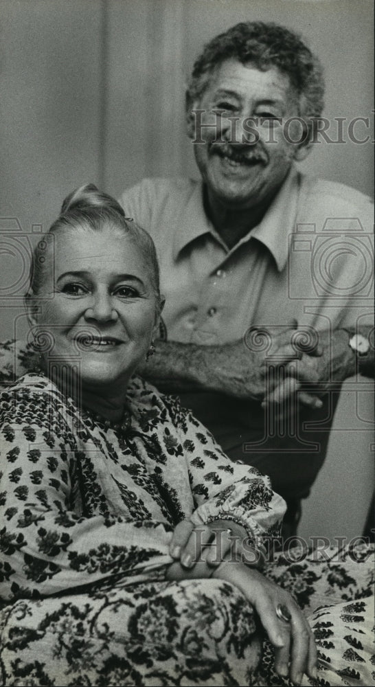 1980 Press Photos Survivors of The blacklist era, Jack and Madeline Gilford. - Historic Images