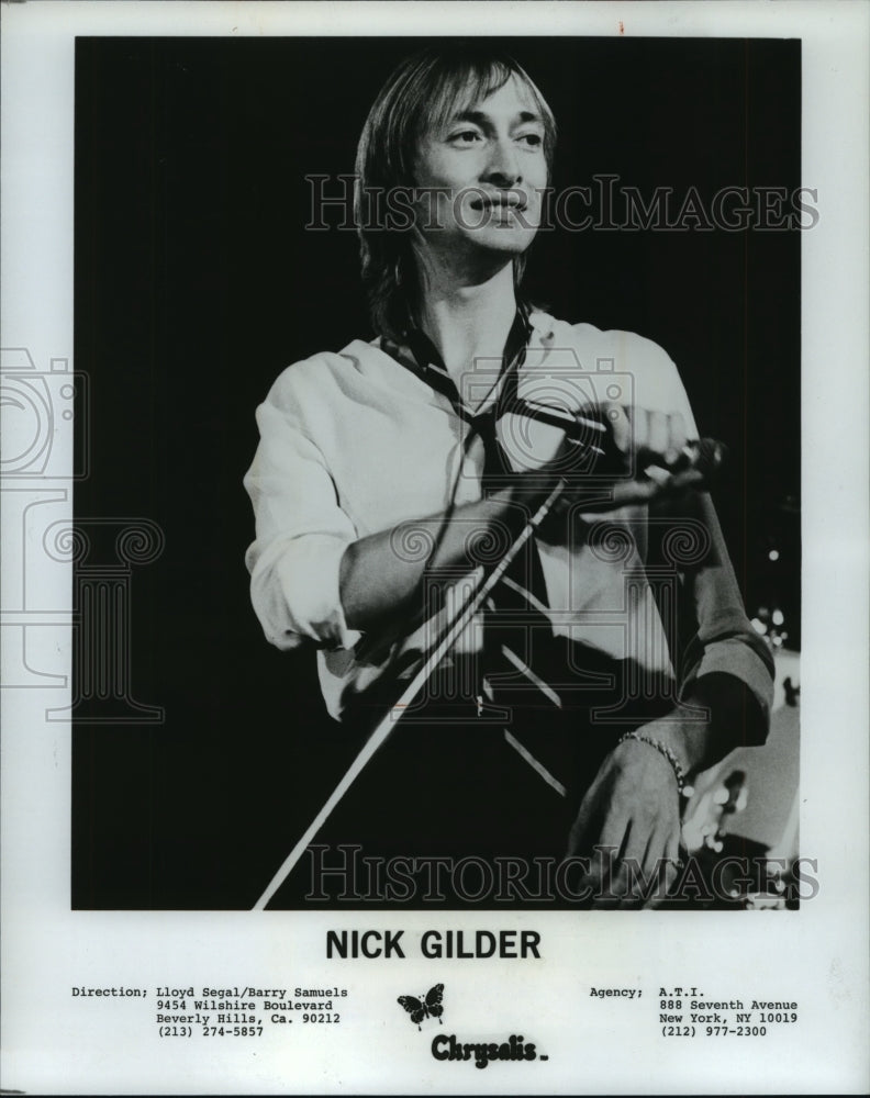 1979, Singer Nick Gilder - mjp16087 - Historic Images