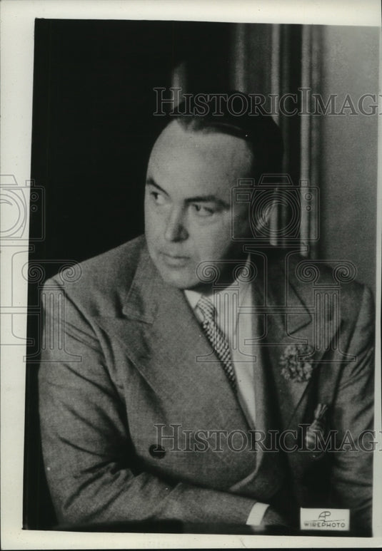 Press Photo Gene Markey, husband of Joan Bennett - mjp16110 - Historic Images