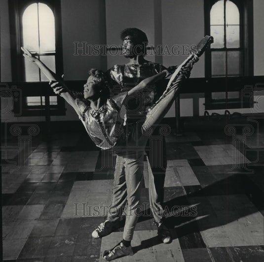 1984, LaDonna Susberry, Robert Martin in 'Dance Fever' contest - Historic Images