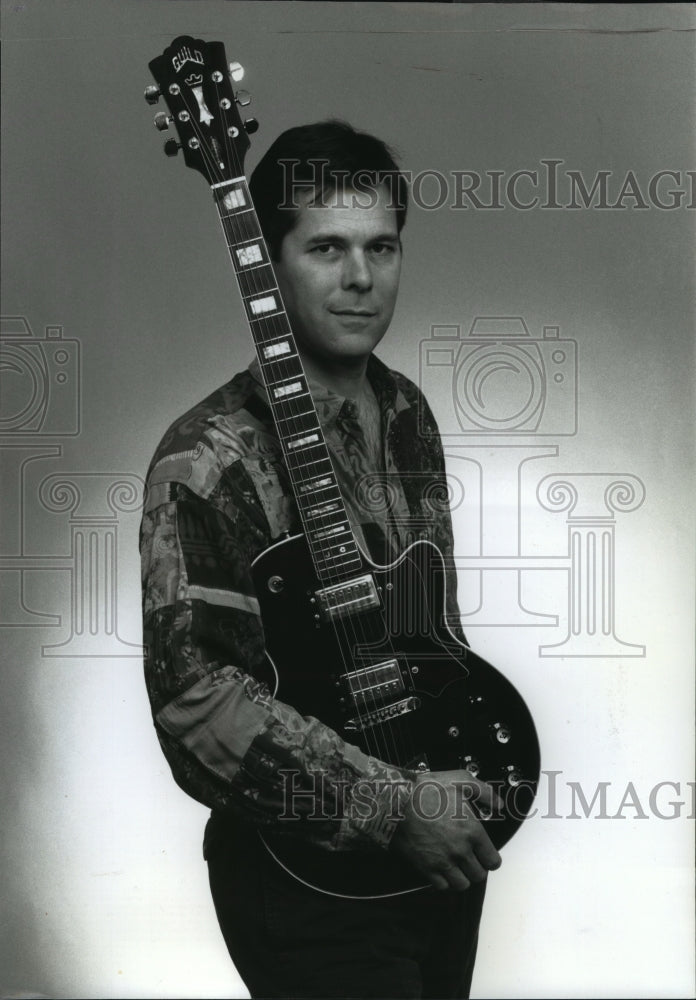 1995, Jack Grassel Jazz guitarist. mjp16200 Historic Images