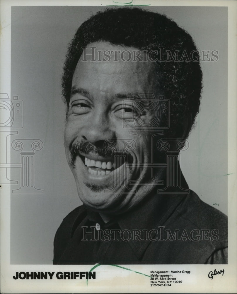 1983, Saxophonist Johnny Griffin - mjp16246 - Historic Images