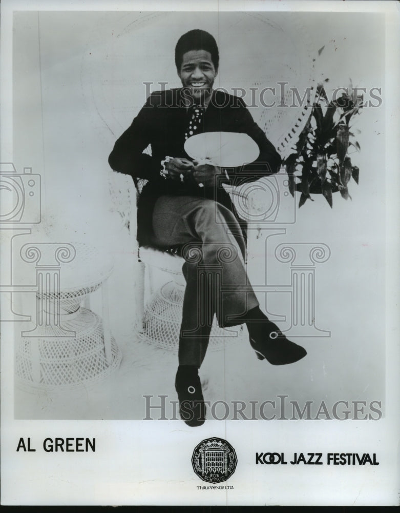 1994 Press Photo Al Green in his the Kool Jazz Festival promotional photo. - Historic Images