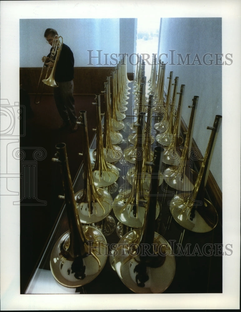 1994, New &quot;Convertible&quot; tubas can be customized by the musician - Historic Images