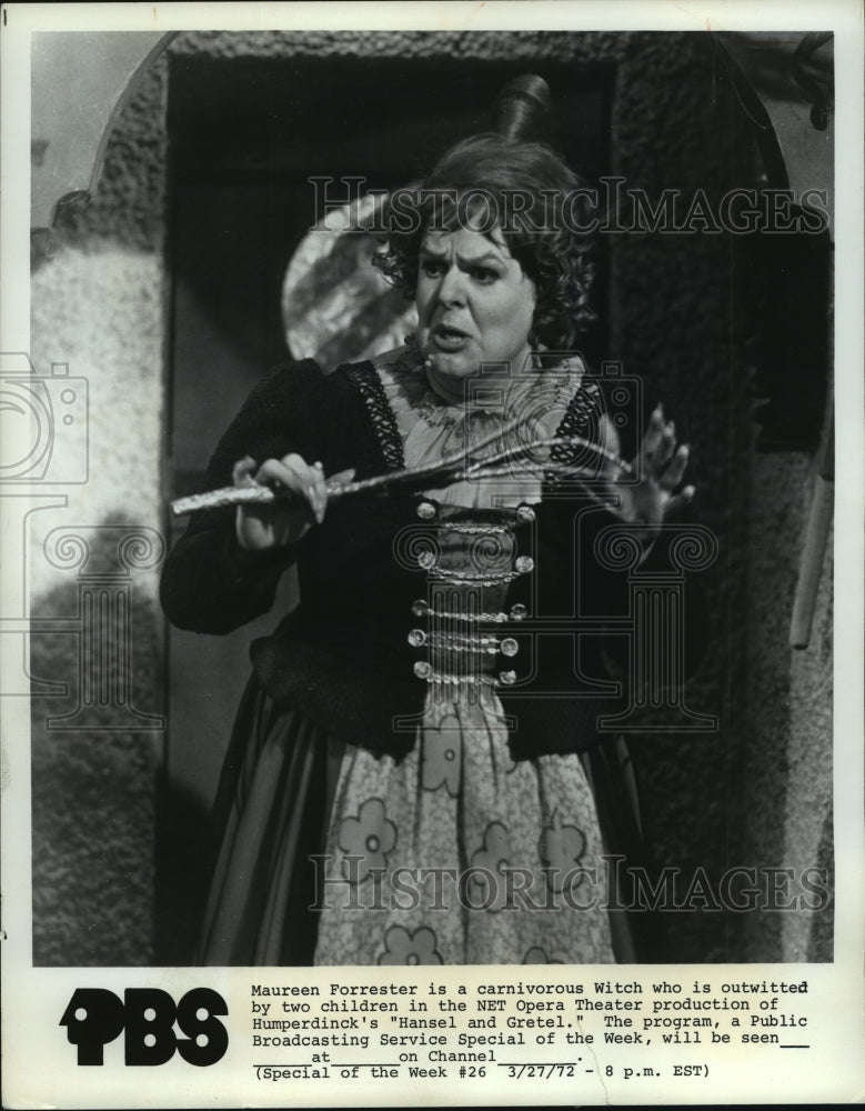 Press Photo &quot;Hansel and Gretel&quot; star Maureen Forrester - mjp16457 - Historic Images