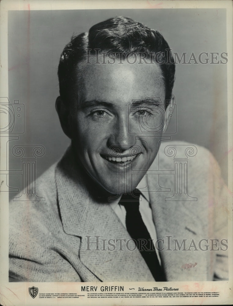 1953 Press Photo Actor Merv Griffin - mjp16473 - Historic Images