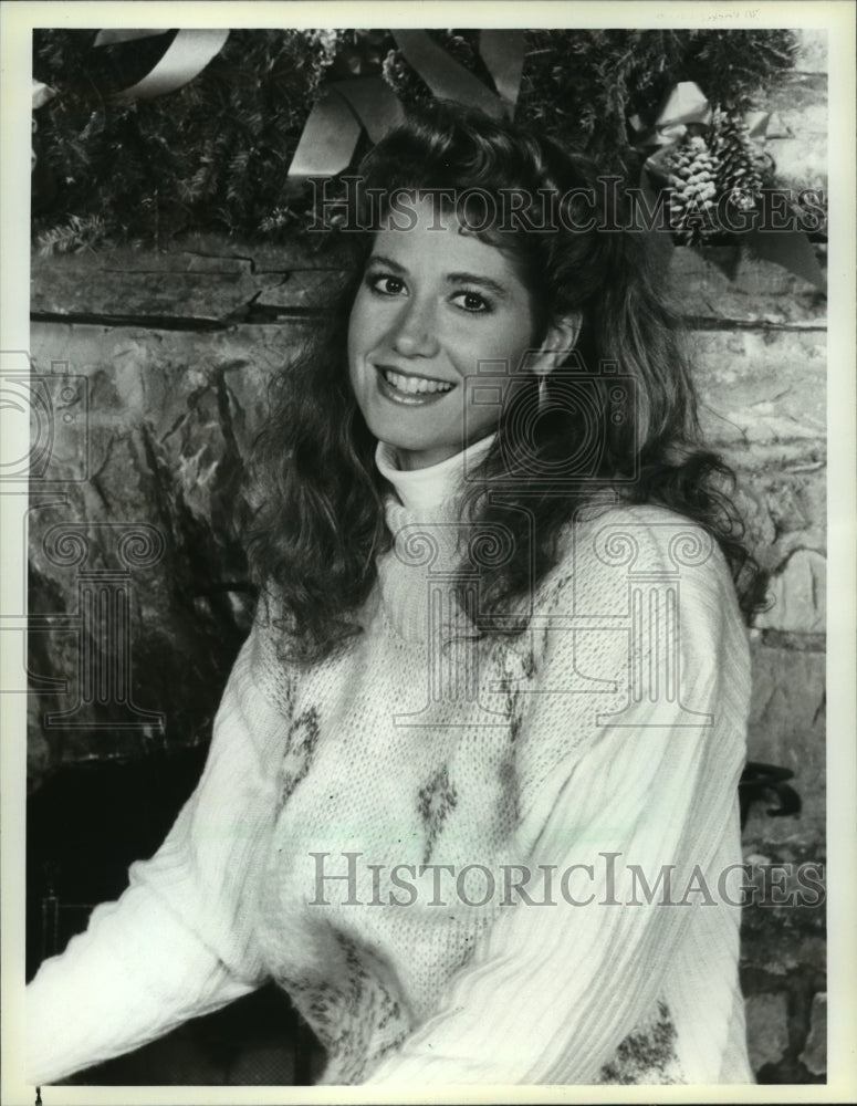 1986 Press Photo Amy Grant Headin' Home for the Holidays, on NBC. - mjp16488 - Historic Images