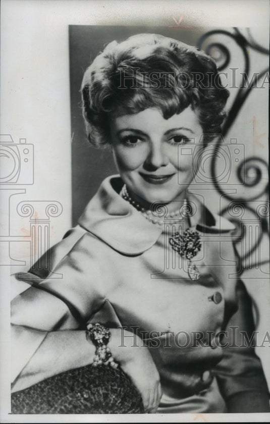 1959 Press Photo Sweet Janet Gaynor - mjp16677 - Historic Images