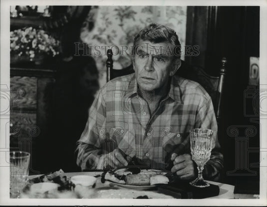 1980 Press Photo Andy Griffith stars as Carroll Yeager in "The Yeagers" TV show.- Historic Images