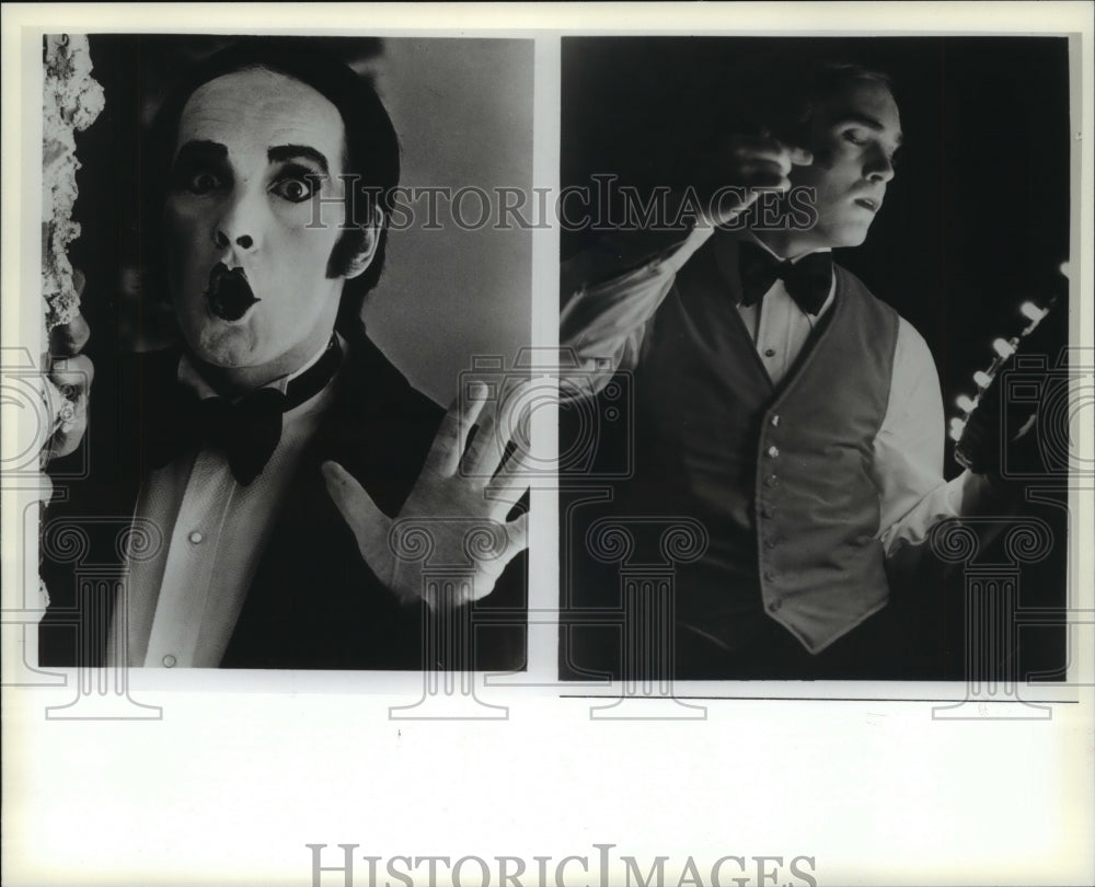 1982, Makeup transforms Gerry Grasse into Joel Grey - mjp16877 - Historic Images