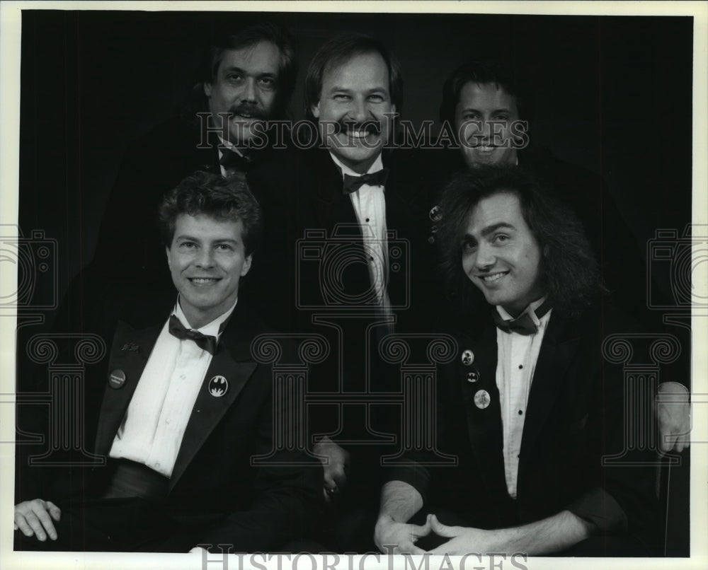 1990 Press Photo The Green Men, musicians - mjp16879 - Historic Images