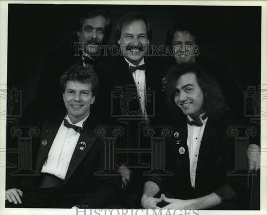 1990 Press Photo The Green Men, musicians - mjp16879 - Historic Images