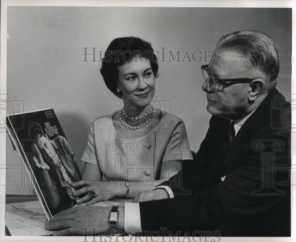 1960, Soprano Betty Gilchrist and composer, Dr. Irving Muskat, - Historic Images