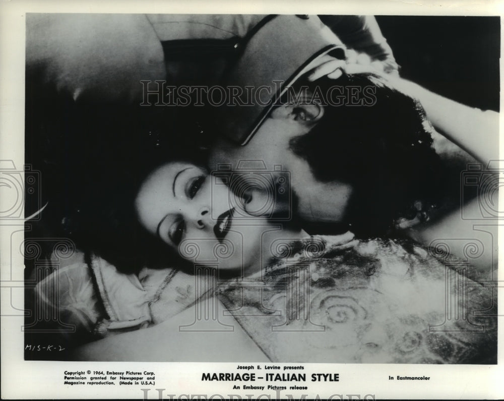 1965, "Marriage-Italian Style" stars Greta Garbo and John Gilbert - Historic Images