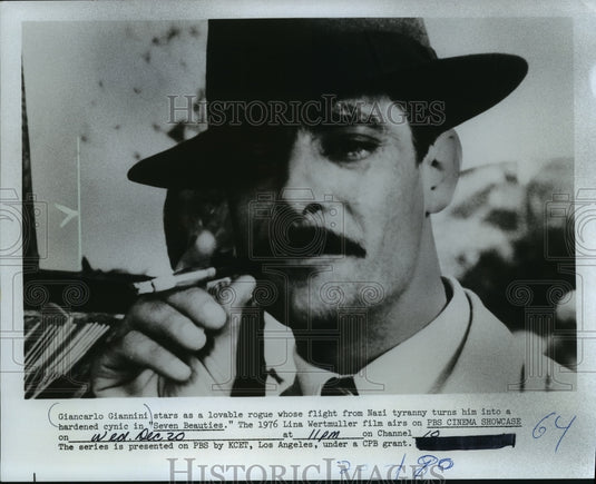 1978, Giancarlo Giannini stars as a lovable rogue in "Seven Beauties" - Historic Images