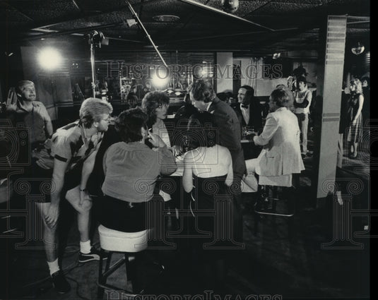 1985 Press Photo Wisconsin residents audition for "extras" in "The Dreamweaver"-Historic Images