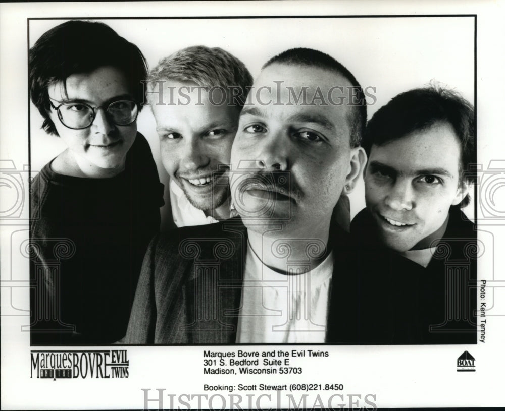 1993 Press Photo Marques Bovre and the Evil Twins, rock band. - mjp17114 - Historic Images