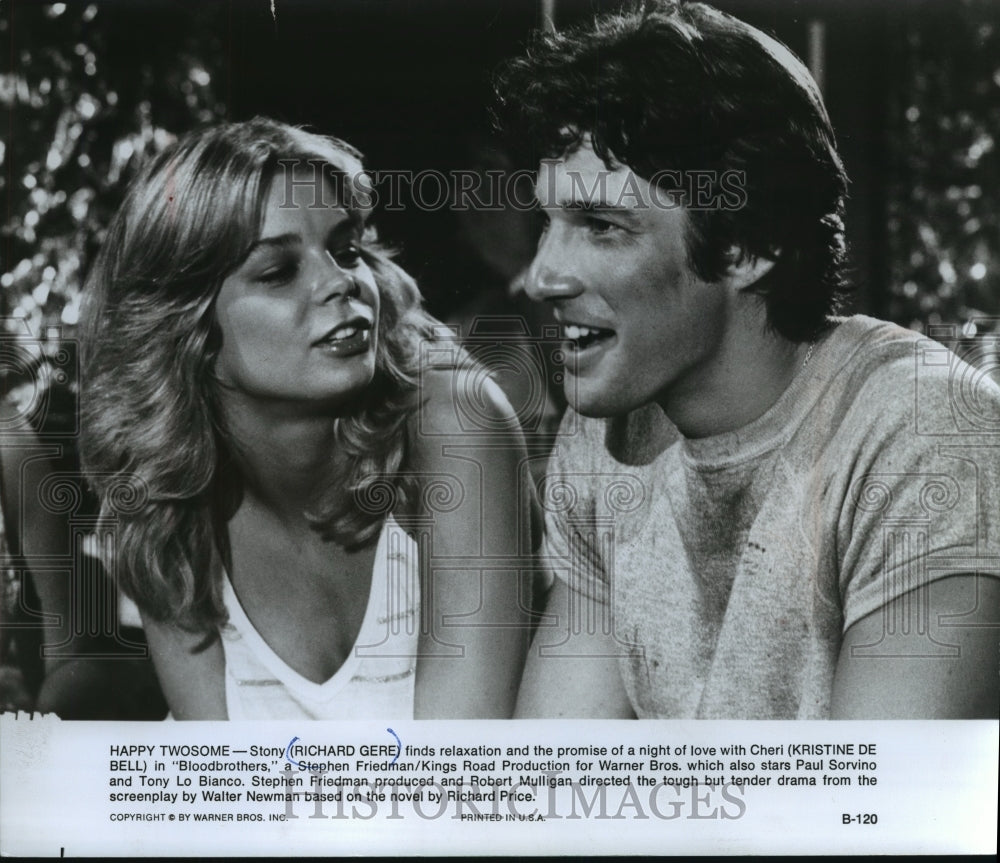 1979 Press Photo Richard Gere and Kristine De Bell star in Bloodbrothers.-Historic Images