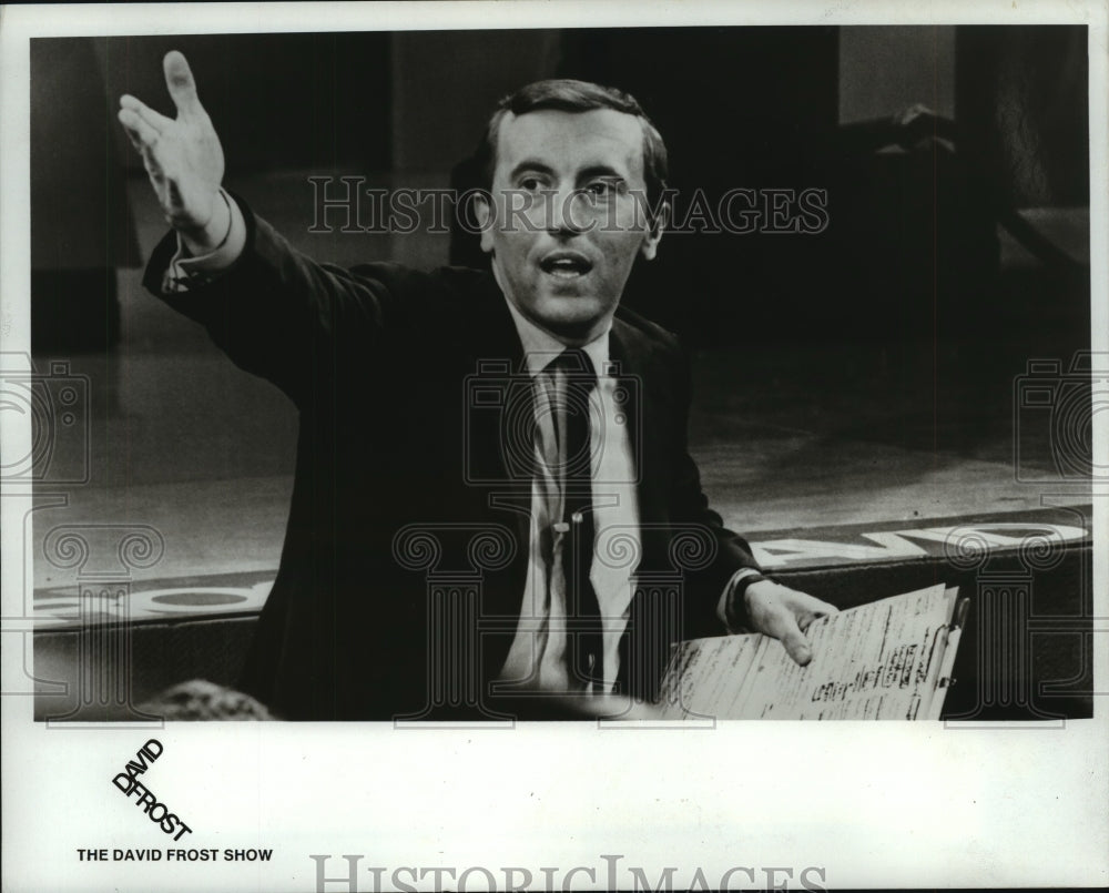 1970 Press Photo David Frost host of &quot;The David Frost Show&quot; - mjp17306 - Historic Images