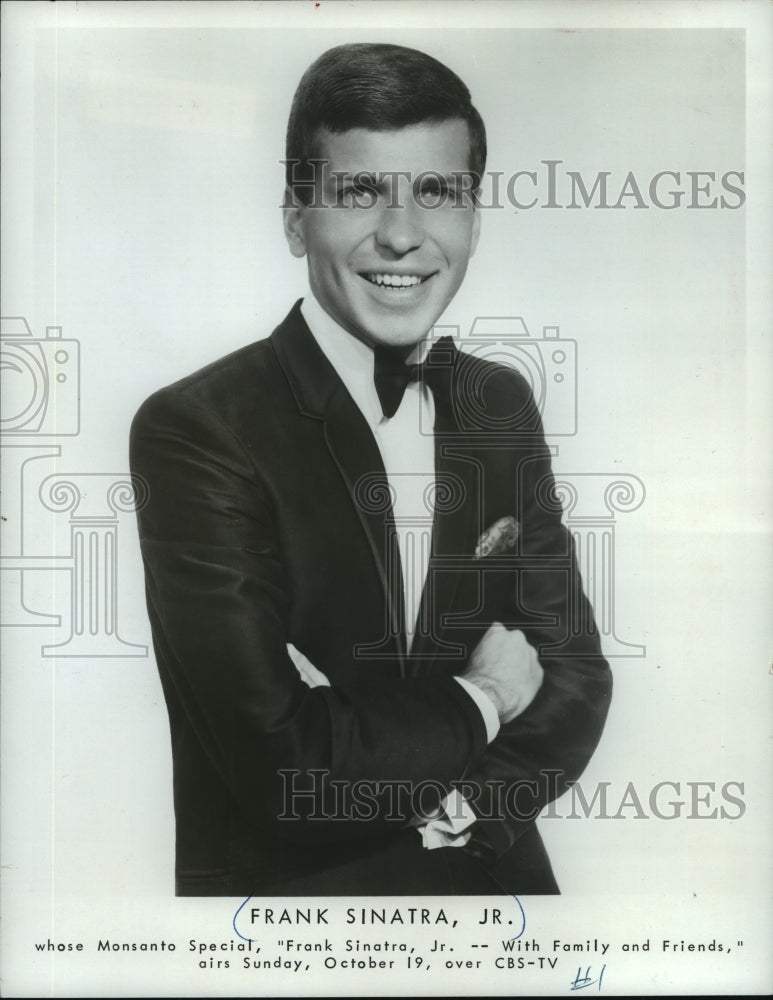 1969 Press Photo Frank Jr, whose special will appear on CBS-TV - mjp17638 - Historic Images