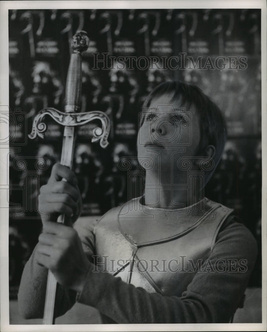 1966, Julie Harris, star of "The Lark," a broadway play - mjp17687 - Historic Images