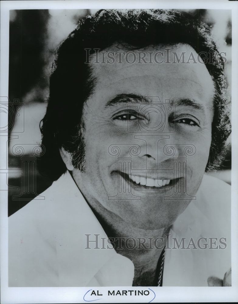 1978, Al Martino, American jazz singer and actor. - mjp17813 - Historic Images