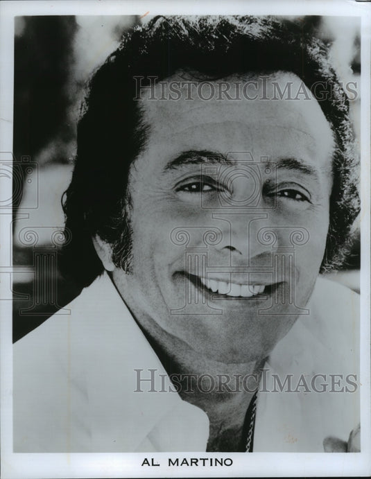 1978 Press Photo Al Martino, Singer, at the Playboy Club - mjp17828 - Historic Images