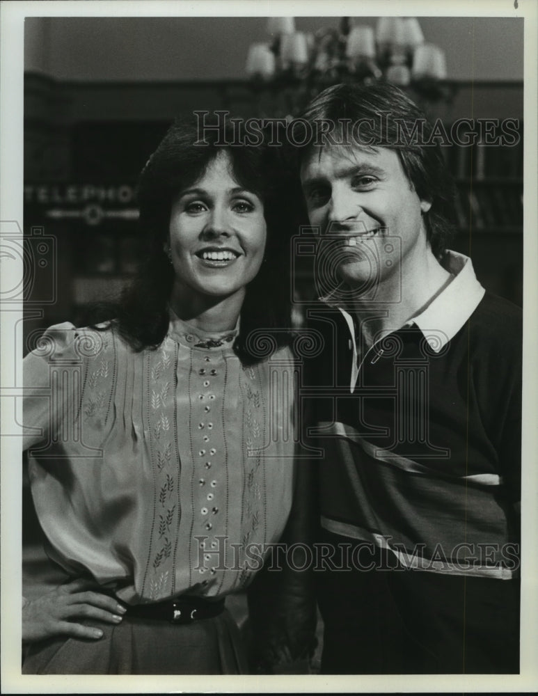 1982 Press Photo Erin Gray and Joel Higgins star on Silver Spoons, on NBC.-Historic Images