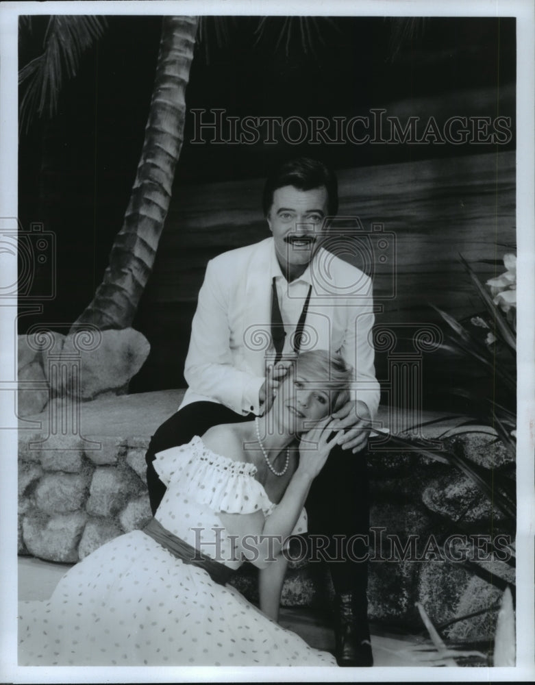 1988, Robert Goulet and Rebecca Andrew star in &quot;South Pacific&quot; - Historic Images