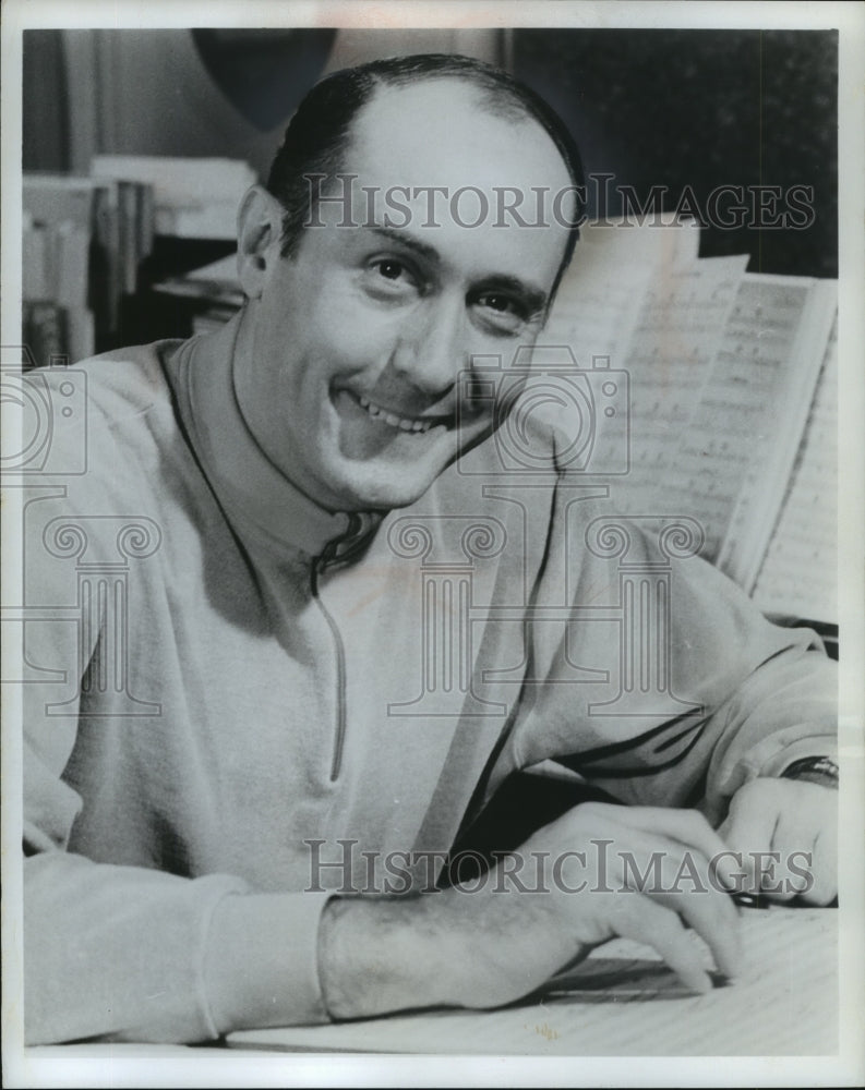 1967 Press Photo Musician Henry Mancini - Historic Images