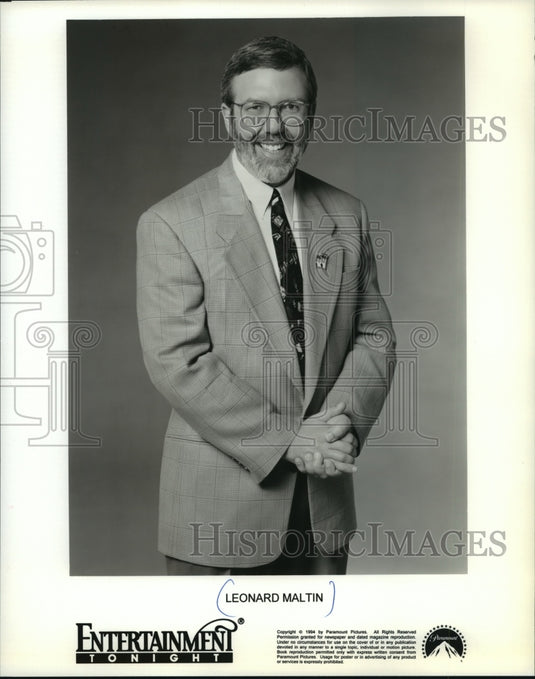 1994 Press Photo Film critic Leonard Maltin - mjp18137 - Historic Images