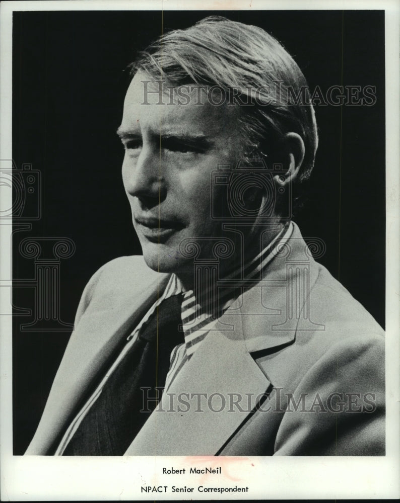 1973, Robert MacNeil, NPACT senior correspondent - Historic Images