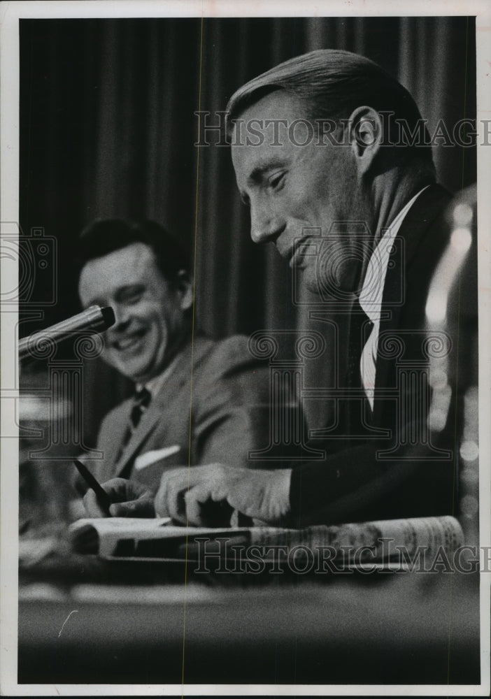 1964, Robert MacNeil, NBC radio and TV commentator - Historic Images