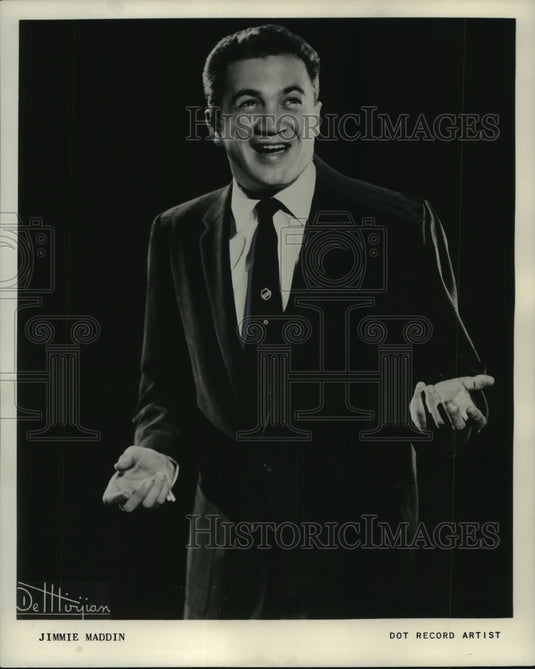 1957, Personable singer Jimmie Maddin is formerly of Sheboygan, Wisc. - Historic Images