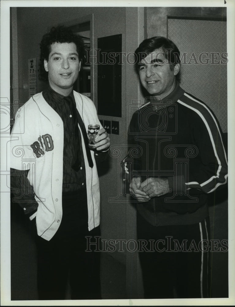 1984, Howie Mandel with Governor Michael Dukakis on &quot;St. Elsewhere&quot; - Historic Images