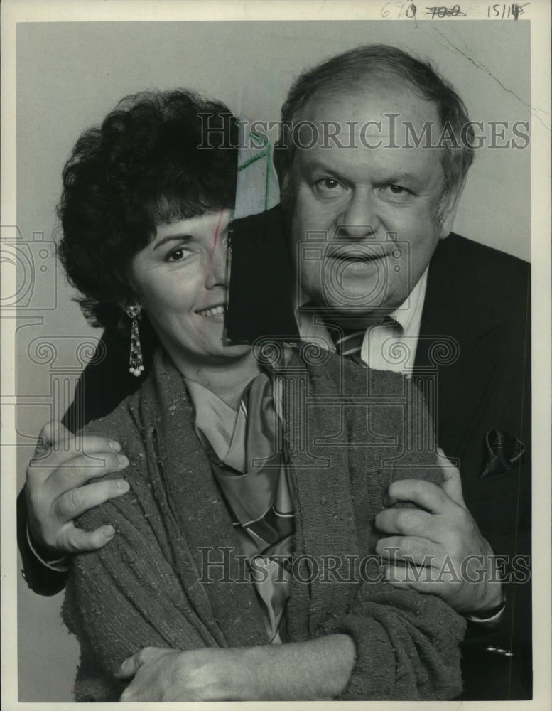 1984 Press Photo Actor Jack Weston with unidentified person - mjp18302 - Historic Images