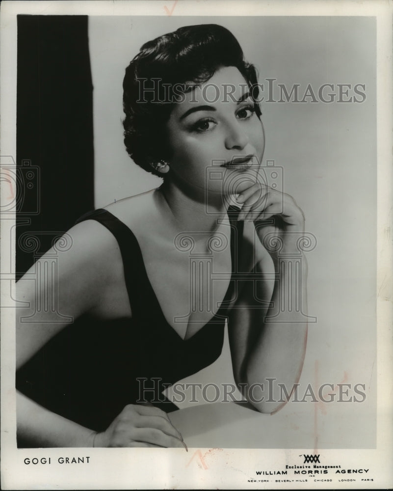 1957, Songstress Gogi Grant - Historic Images