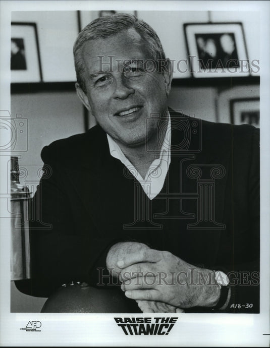 1980 Press Photo William Frye, movie producer of "Raise The Titanic!" - Historic Images