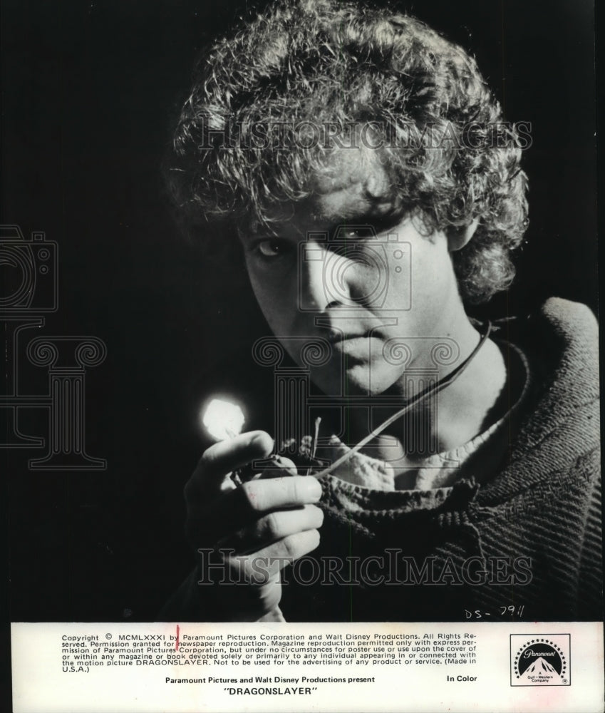 1981, Peter MacNicol stars in &quot;Dragonslayer&quot; Paramount Pictures - Historic Images