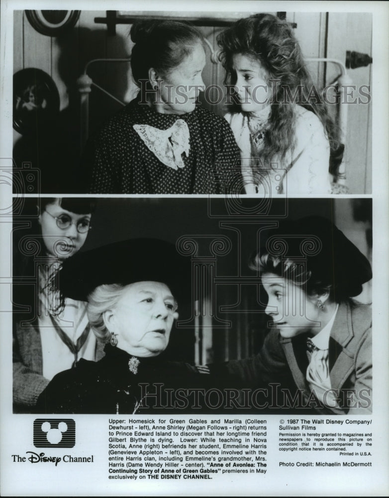 1987 Press Photo &quot;Anne of Avonlea: The Continuing Story of Anne of Green Gables&quot; - Historic Images